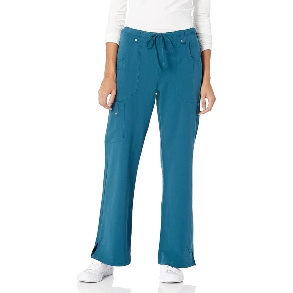 Dickies Xtreme Stretch Medical Scrubs Pant 82011 Carribean Blue Sz Medium